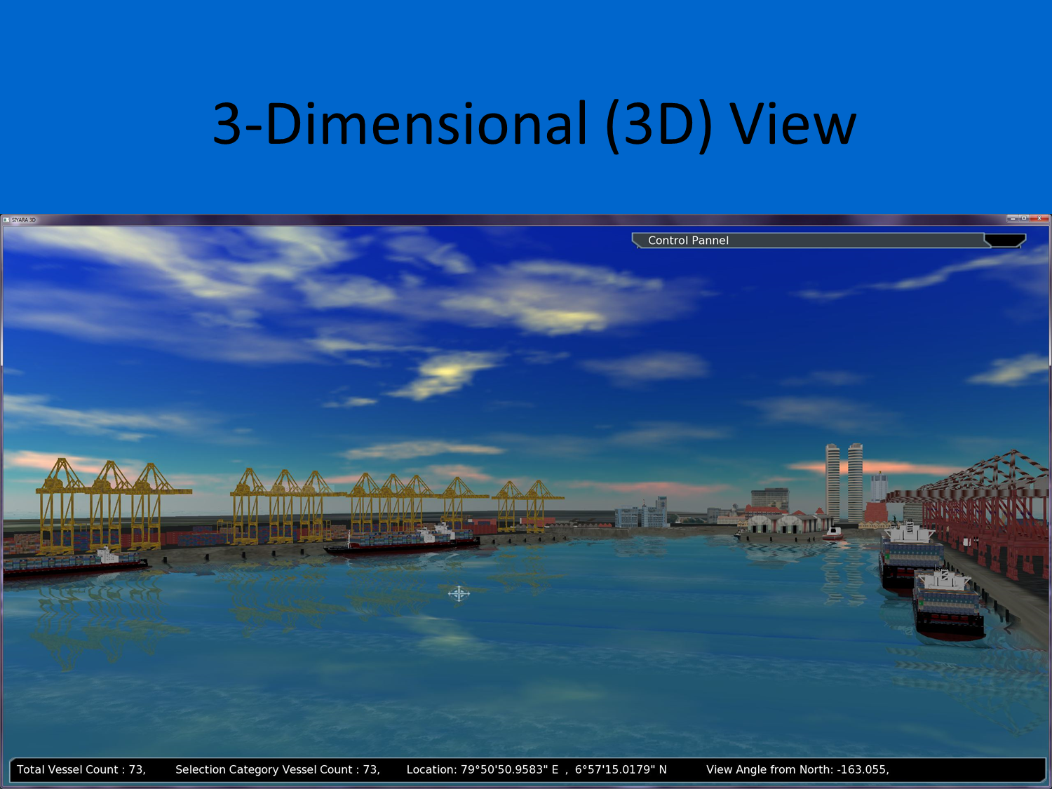 Detailed vessel tracking within the 3D operation view.
